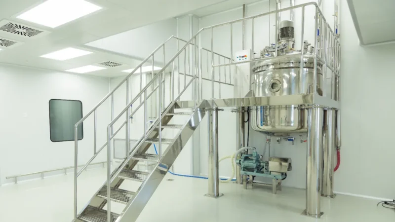 Plant picture clean room equipment stainless steel machines