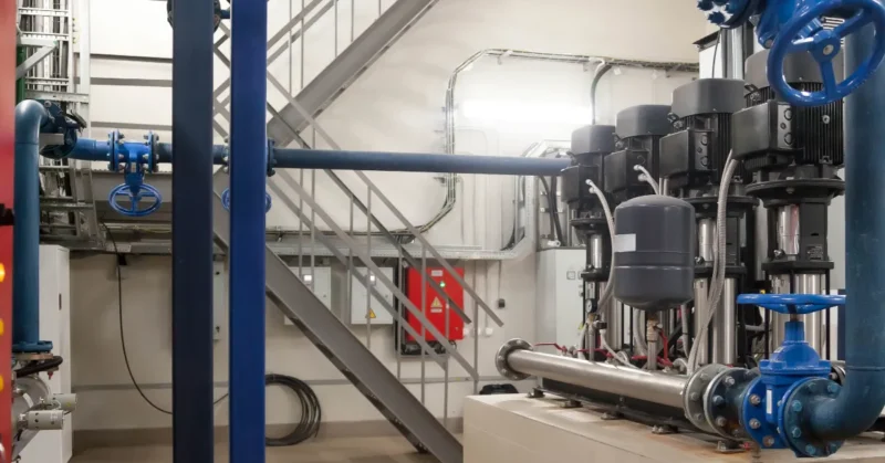 Automated industrial water pump system