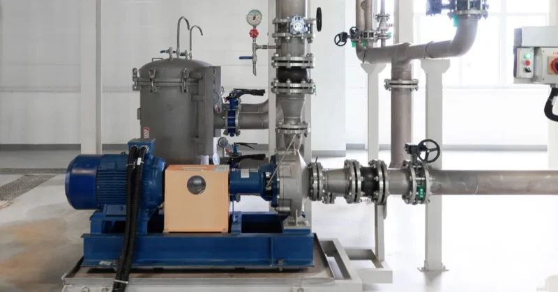 Industrial water pump pipeline system