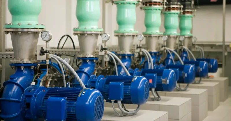 Industrial water pump station system