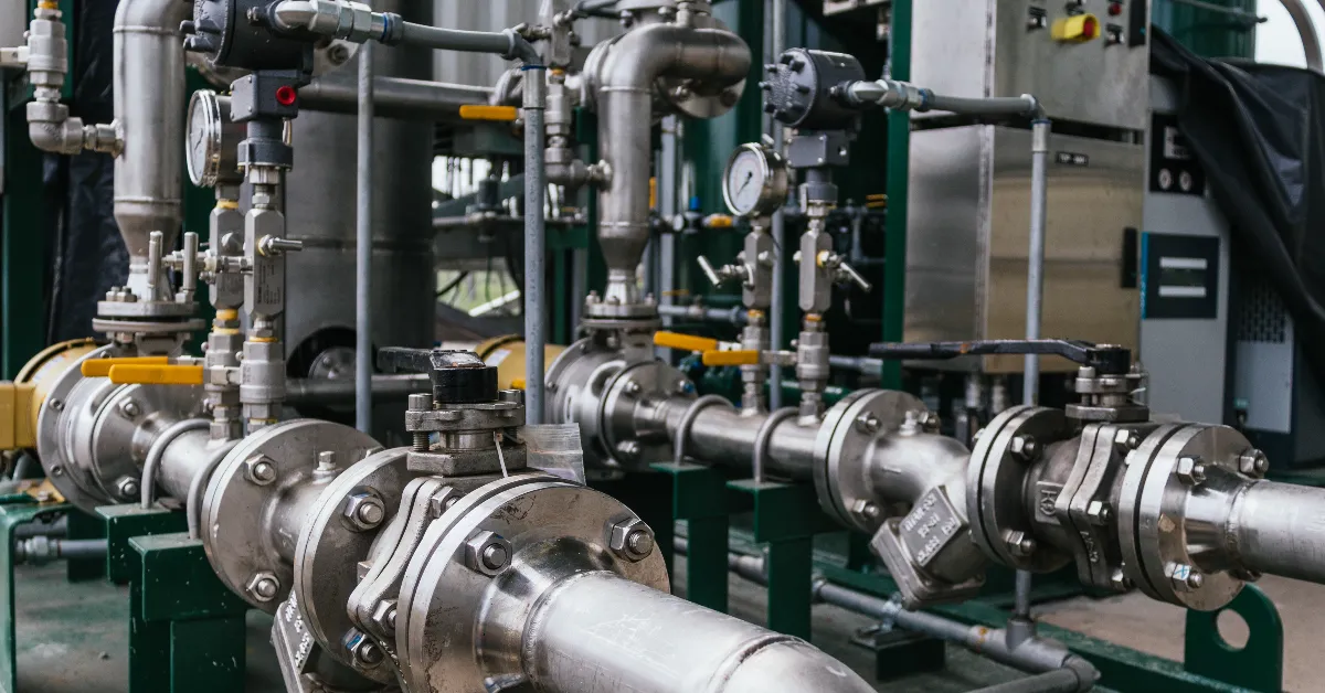 Industrial water treatment plant