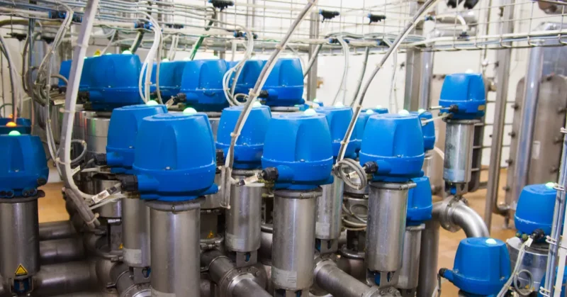 Multi head dosing pump system industrial