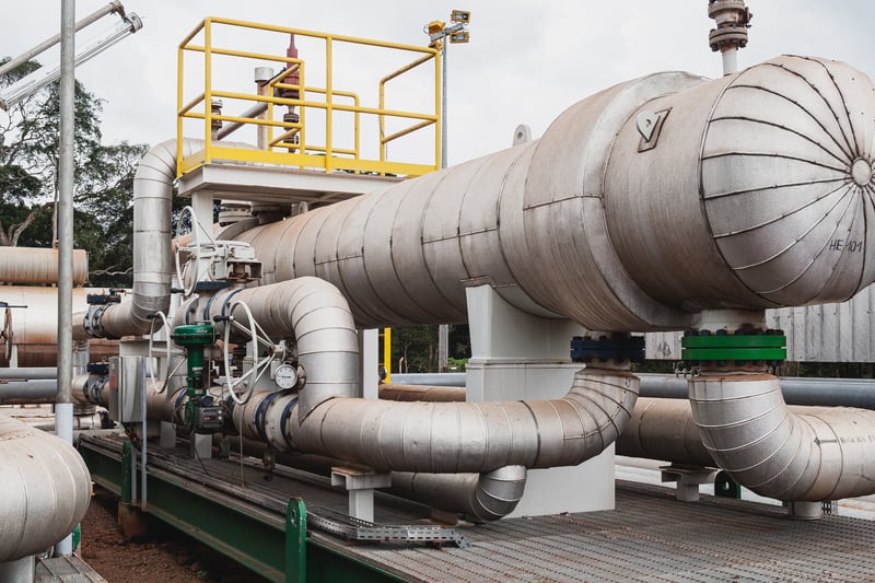 Gas dehydration glycol unit