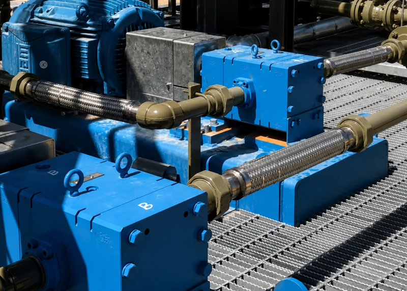 Gas dehydration pumping system