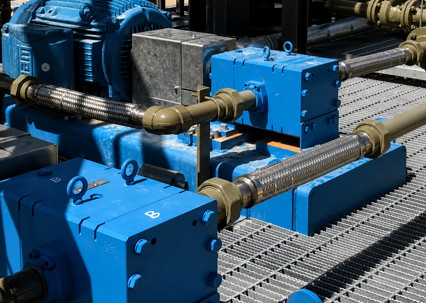 Gas dehydration pumping system