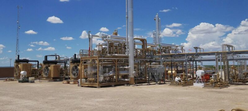 Gas dehydration unit